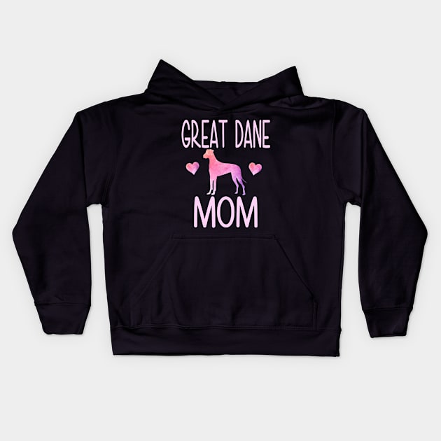 Great dane Mom | Perfect Gift Kids Hoodie by CathyStore